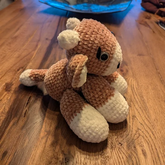 Amigurimi  little goat plushie.  Handmade crochet  6,5 inch - Picture 2 of 4